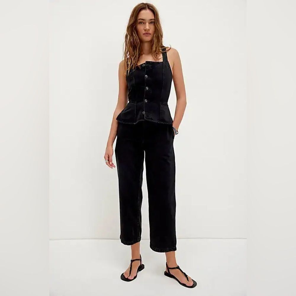 New Free People We The Free Hazel Jumpsuit Size S